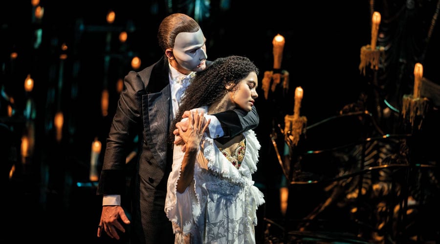 3. THE PHANTOM OF THE OPERA. Killian Donnelly The Phantom And Lucy St Louis Christine Photography By Johan Persson