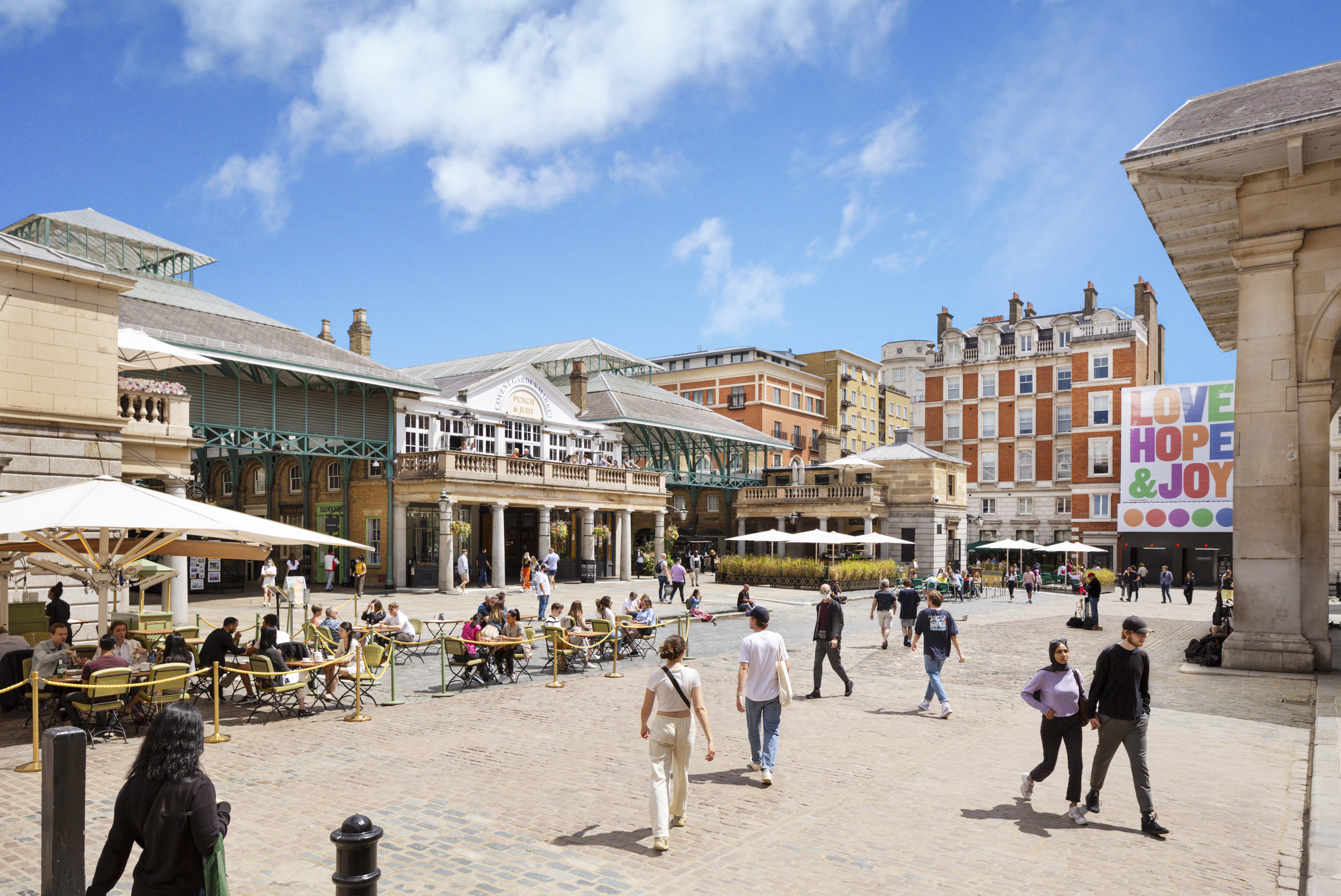 Covent Garden West Piazza 2020