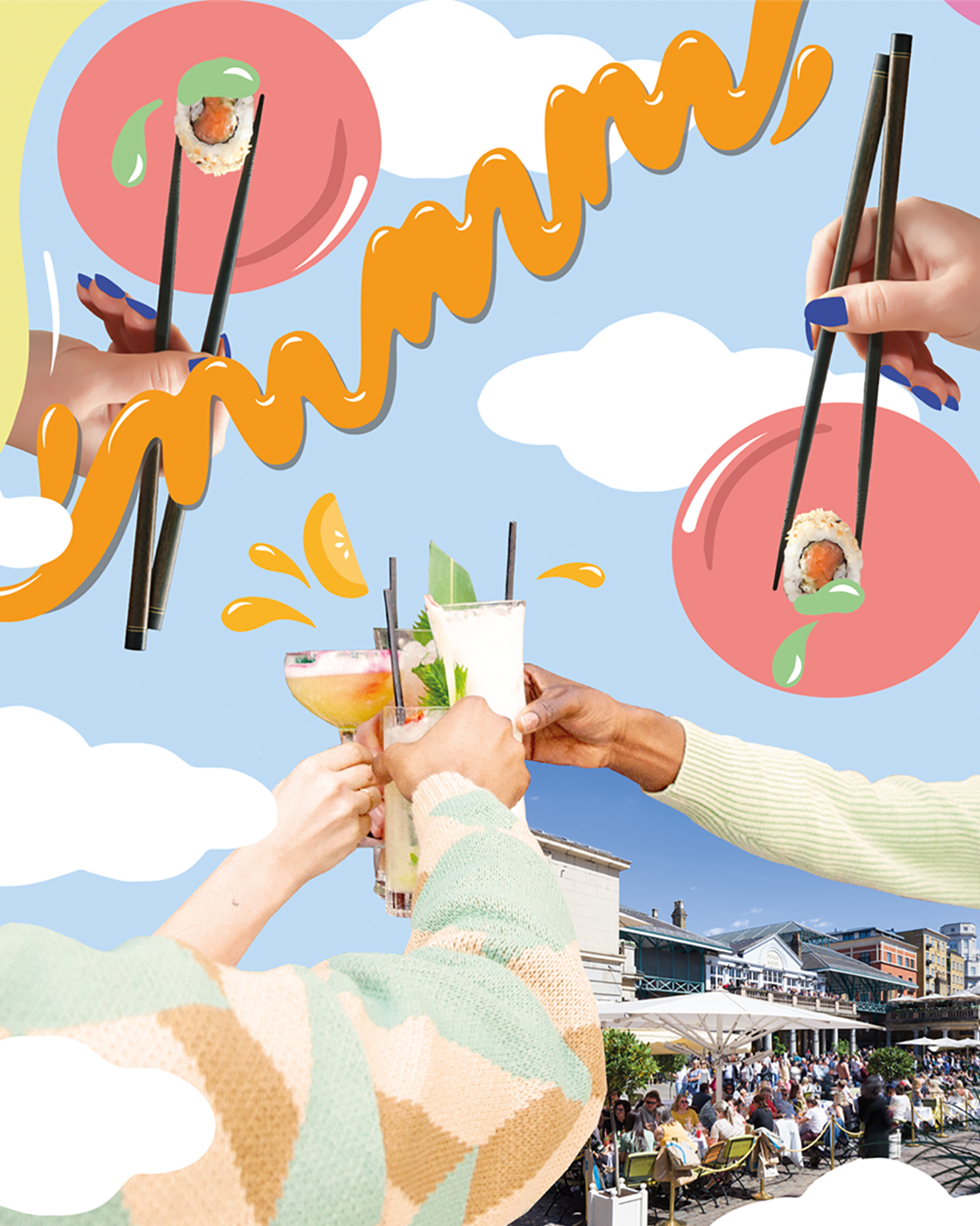 Sushi And Alfresco Dining IG Portrait