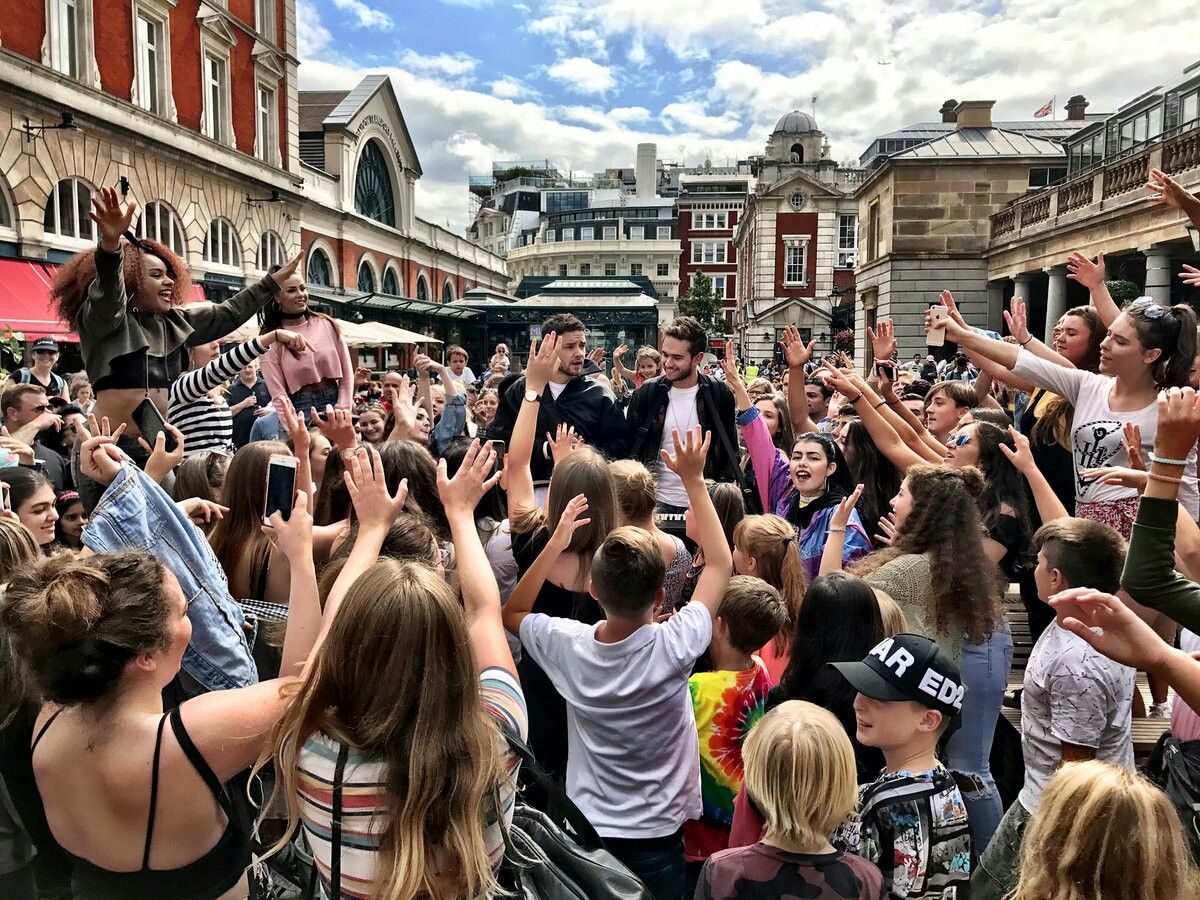 Liam Payne and Zedd Get Low Covent Garden