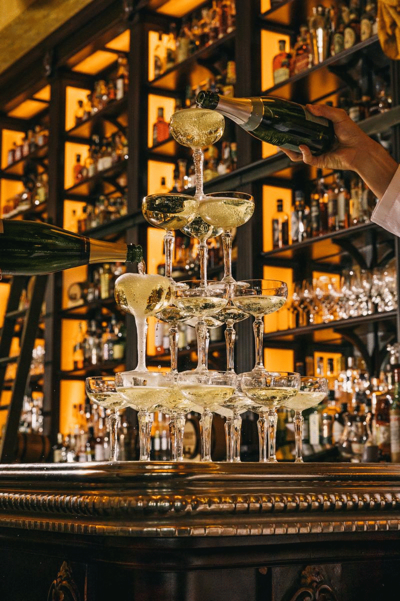 Champagne Fountain GIF