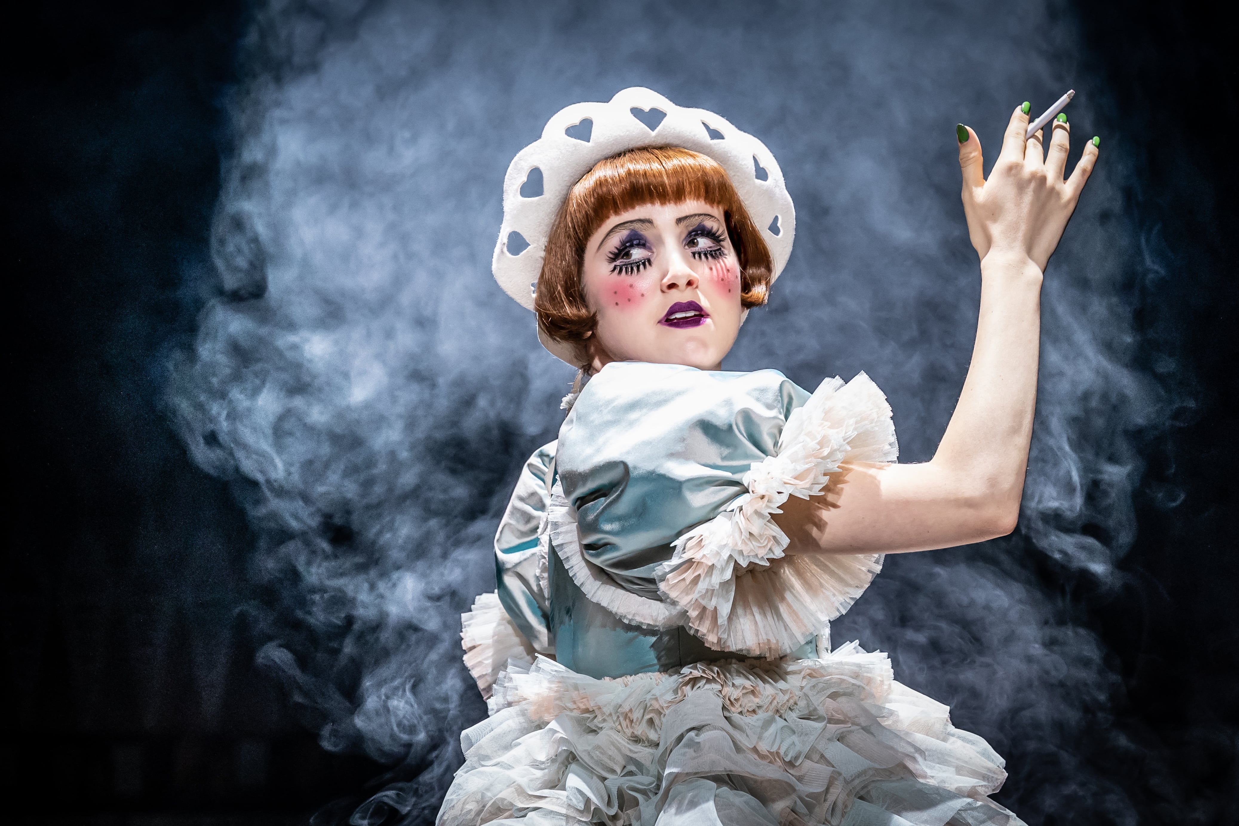 Cabaret. Maude Apatow Sally Bowles . Photo By Marc Brenner. Min